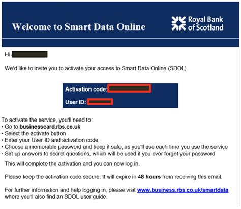 rbs business card smart data|RBS sdol login.